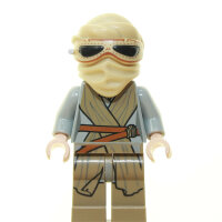 LEGO Star Wars Minifigur - Rey mit Kopfschal und Brille...