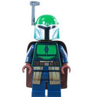 LEGO Star Wars Minifigur - Mandalorian Tribe Warrior, weiblich, grün